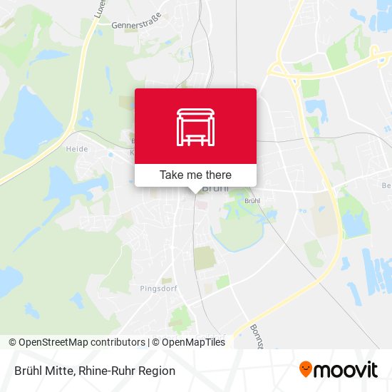 Карта Brühl Mitte