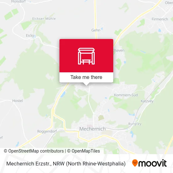 Карта Mechernich Erzstr.