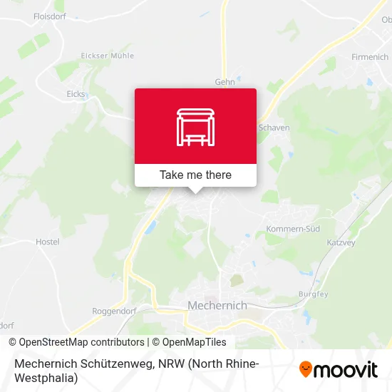 Mechernich Schützenweg map