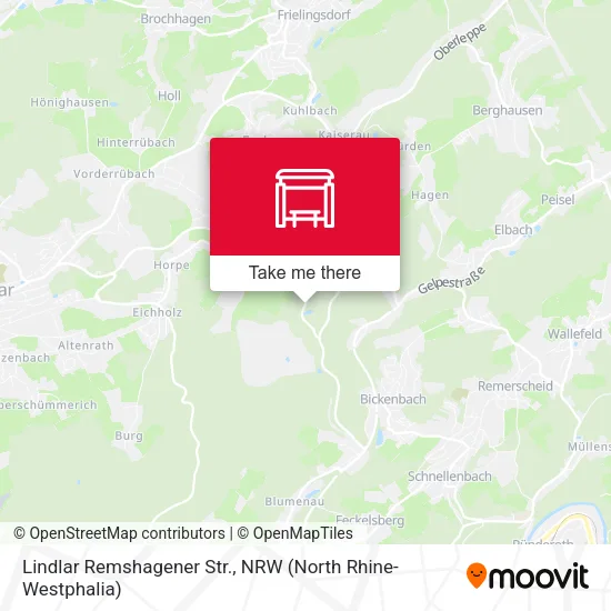 Карта Lindlar Remshagener Str.