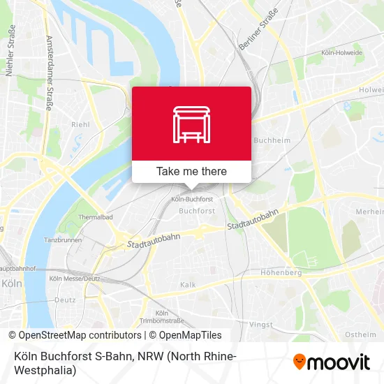 Köln Buchforst S-Bahn map