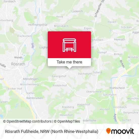 Карта Rösrath Fußheide