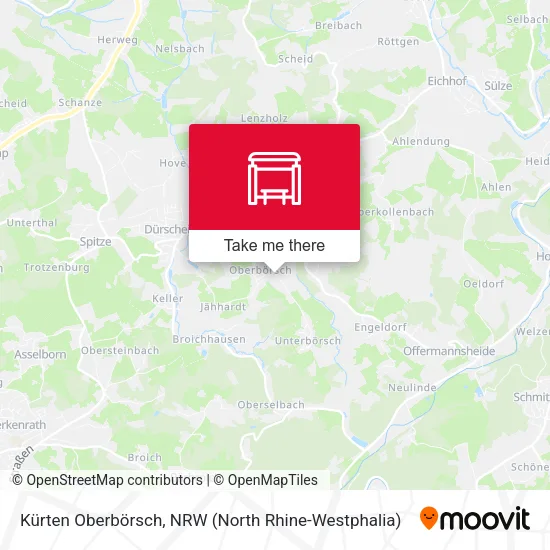 Карта Kürten Oberbörsch