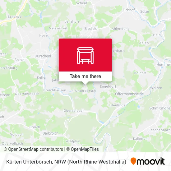 Карта Kürten Unterbörsch