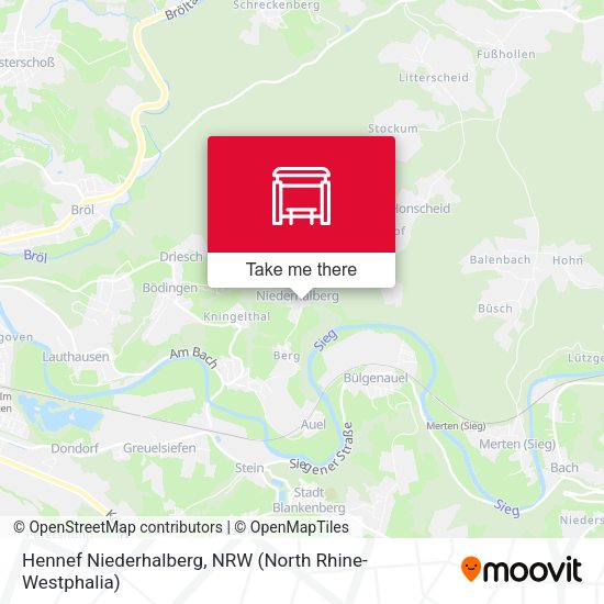 Карта Hennef Niederhalberg