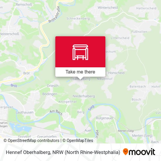 Карта Hennef Oberhalberg