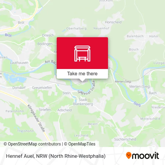 Карта Hennef Auel