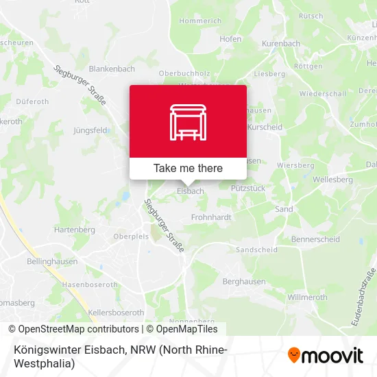 Königswinter Eisbach map