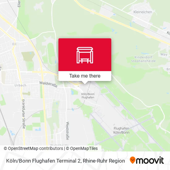 Карта Köln/Bonn Flughafen Terminal 2
