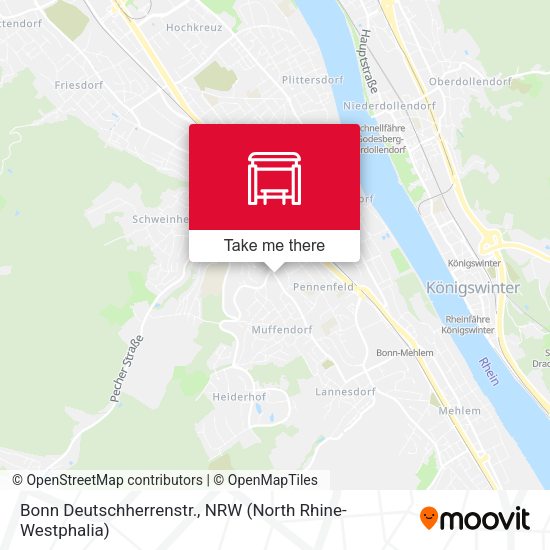 Карта Bonn Deutschherrenstr.