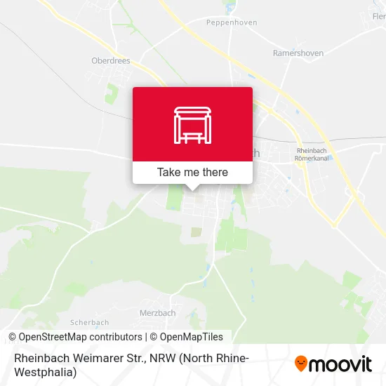 Карта Rheinbach Weimarer Str.