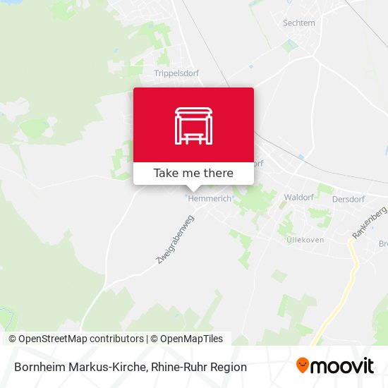 Bornheim Markus-Kirche map