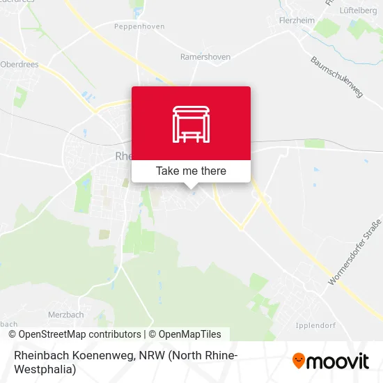 Rheinbach Koenenweg map