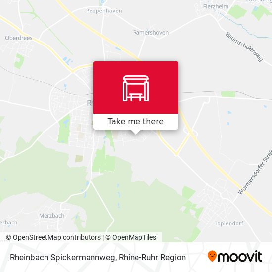 Rheinbach Spickermannweg map