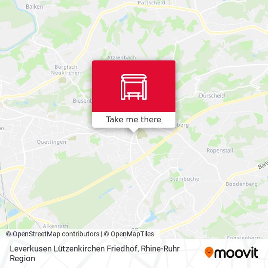 Leverkusen Lützenkirchen Friedhof map