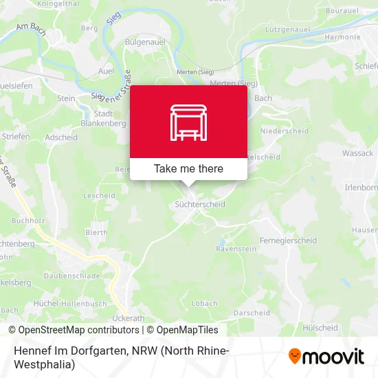 Hennef Im Dorfgarten map