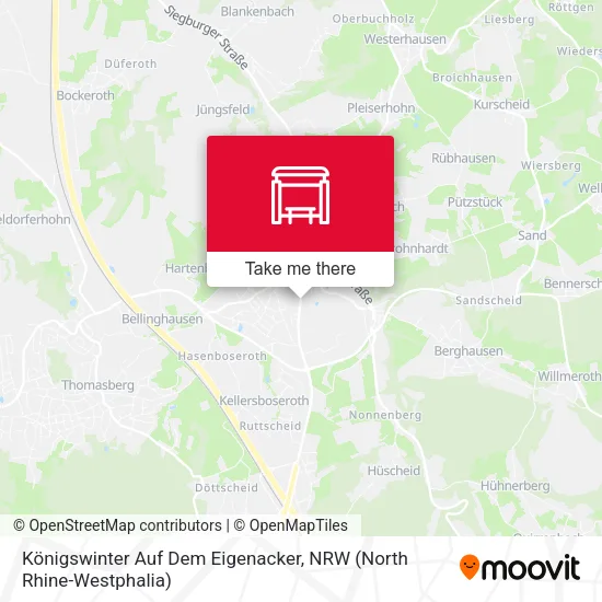 Карта Königswinter Auf Dem Eigenacker