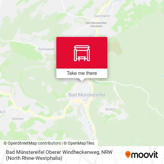 Карта Bad Münstereifel Oberer Windheckenweg