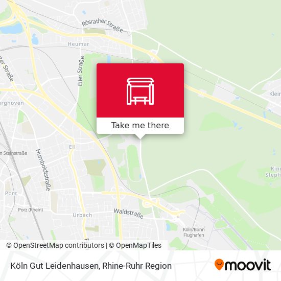 Köln Gut Leidenhausen map