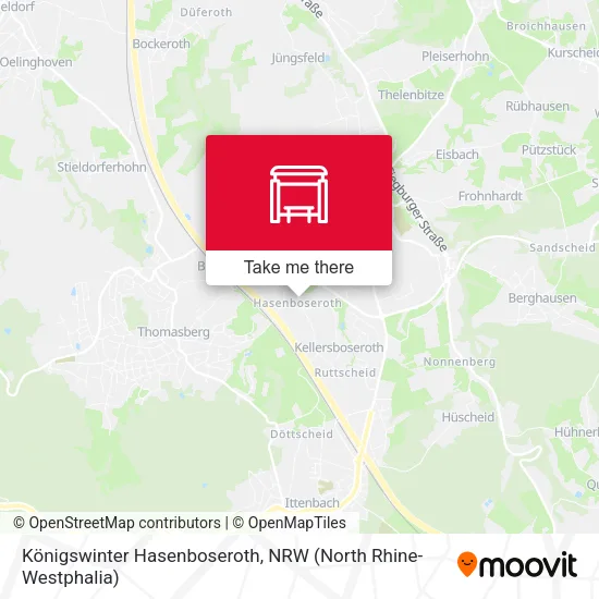 Карта Königswinter Hasenboseroth