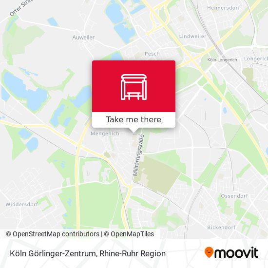 Köln Görlinger-Zentrum map