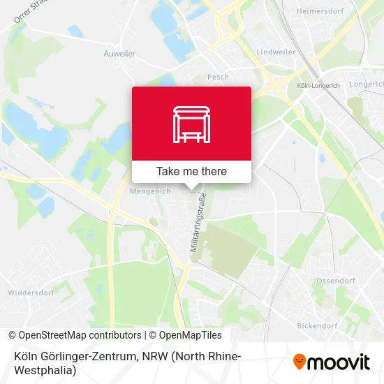 Карта Köln Görlinger-Zentrum