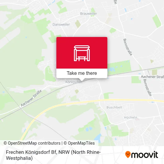 Frechen Königsdorf Bf map