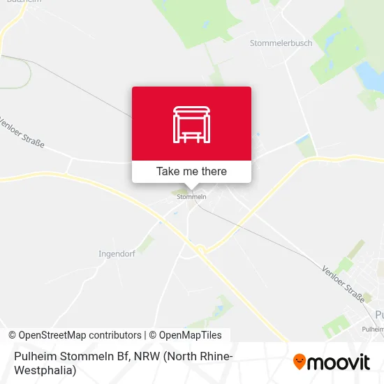 Pulheim Stommeln Bf map