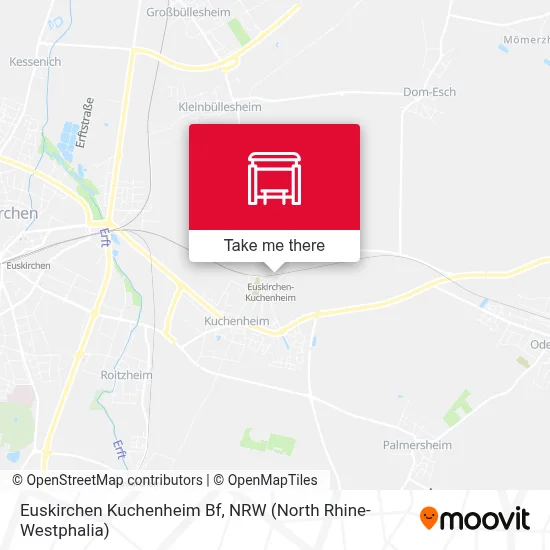 Euskirchen Kuchenheim Bf map