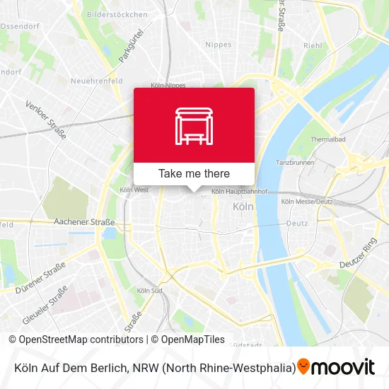 Карта Köln Auf Dem Berlich