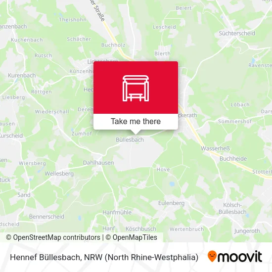 Карта Hennef Büllesbach