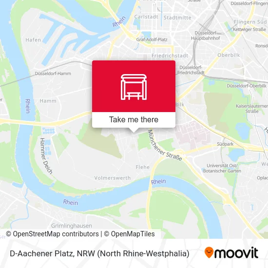 Карта D-Aachener Platz