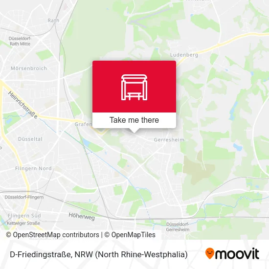 Карта D-Friedingstraße