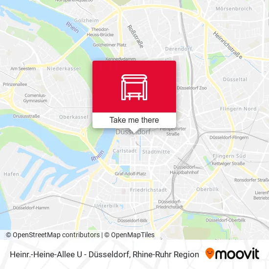 Карта Heinr.-Heine-Allee U - Düsseldorf