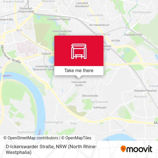 Карта D-Ickerswarder Straße