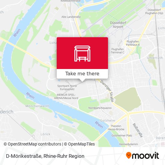 D-Mörikestraße map