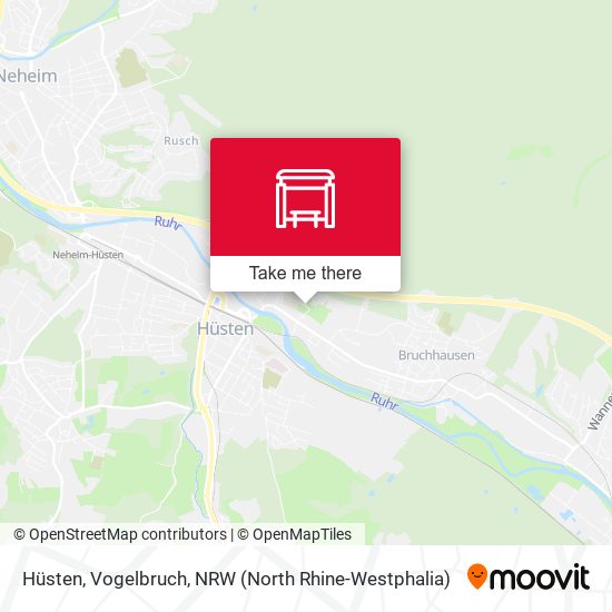 Hüsten, Vogelbruch map