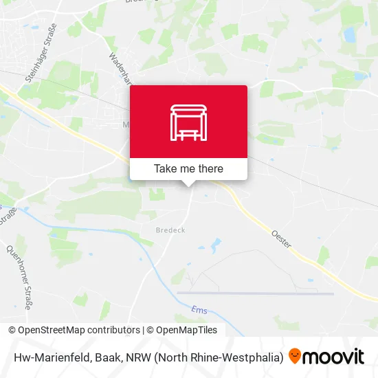 Карта Hw-Marienfeld, Baak