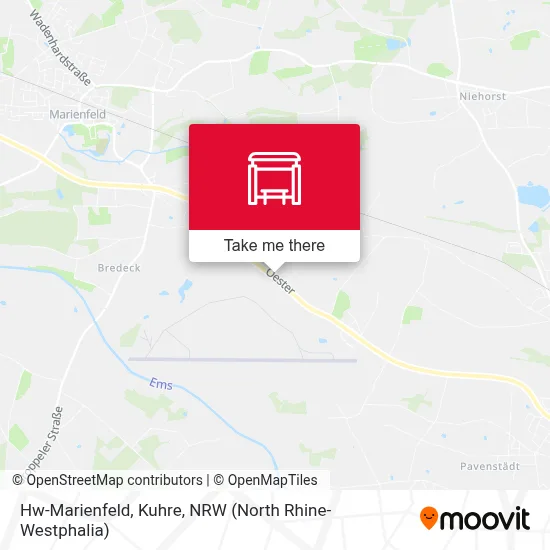 Hw-Marienfeld, Kuhre map