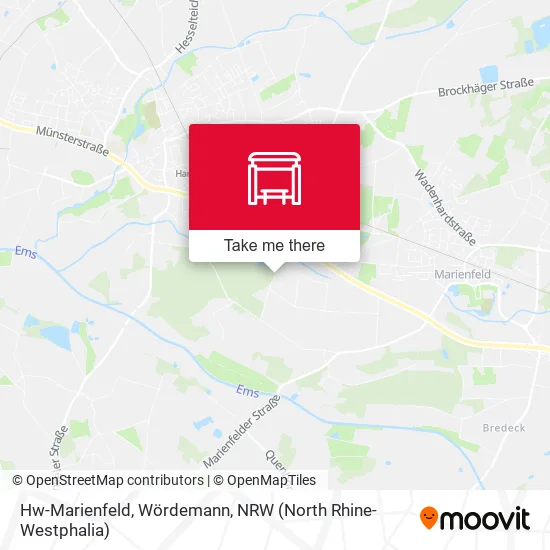 Карта Hw-Marienfeld, Wördemann