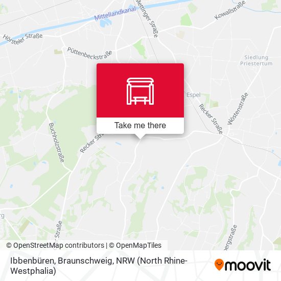 Ibbenbüren, Braunschweig map