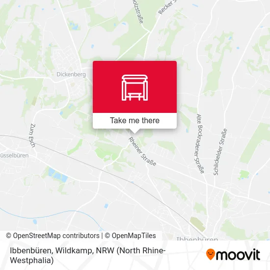 Ibbenbüren, Wildkamp map