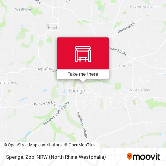 Карта Spenge, Zob