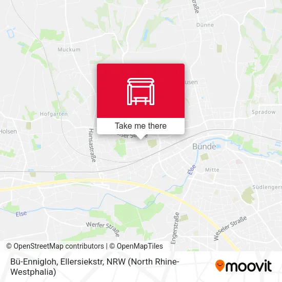 Карта Bü-Ennigloh, Ellersiekstr