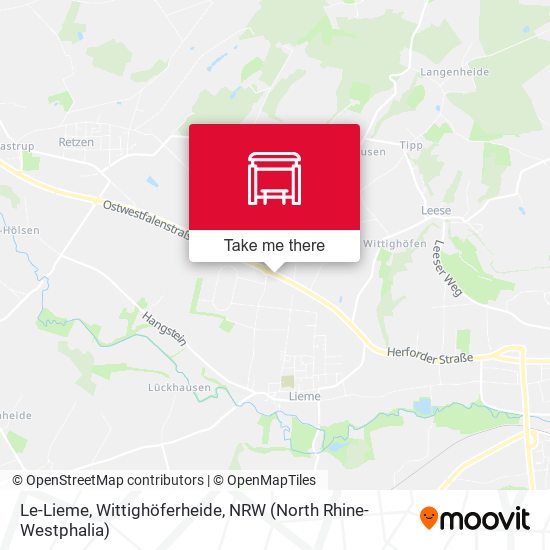 Le-Lieme, Wittighöferheide map