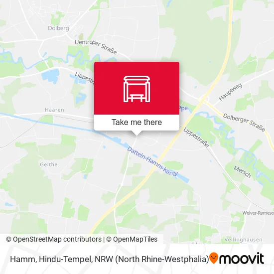 Карта Hamm, Hindu-Tempel