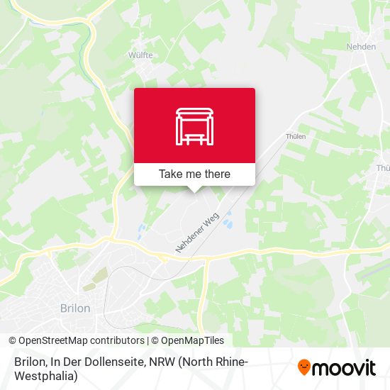 Brilon, In Der Dollenseite map