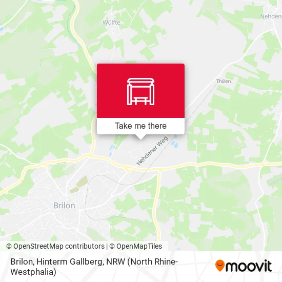 Карта Brilon, Hinterm Gallberg