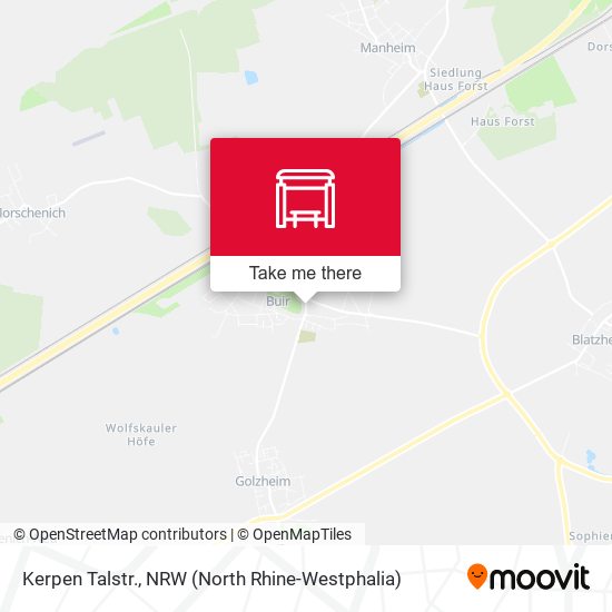 Карта Kerpen Talstr.