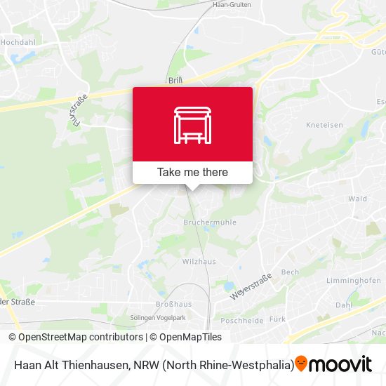 Haan Alt Thienhausen map